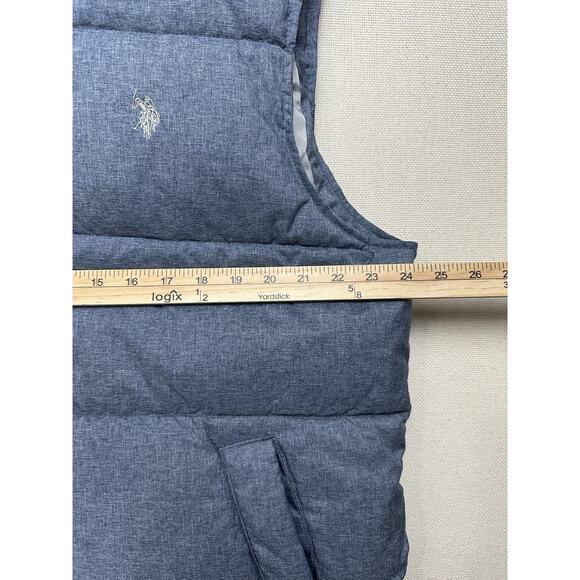 U. S. Polo Association Men's Puffer Vest Blue Size Medium Classic - Picture 4 of 9